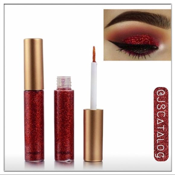 Red Glitter Liquid Eyeliner - 5ml - Picture 1 of 1